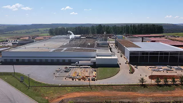 instalações da fábrica