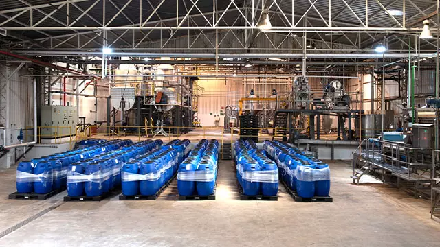 instalações da fábrica